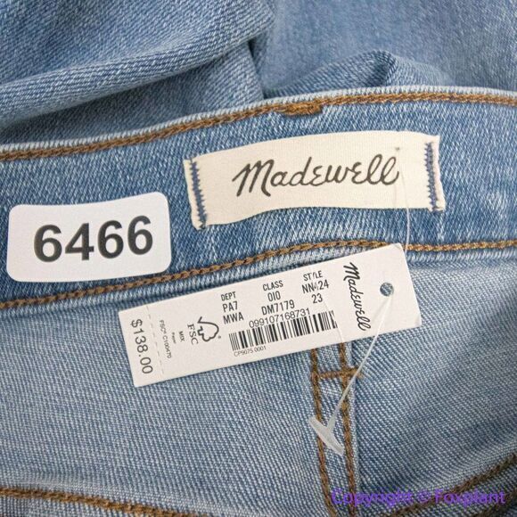 NEW Madewell‎ Kick Out Crop Jeans in Mather Wash, 23 - Picture 13 of 16
